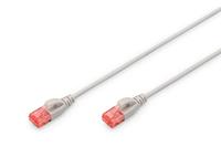 Digitus DK-1617-020S RJ45 Netwerkkabel, patchkabel CAT 6 U/UTP 2.00 m Grijs Halogeenvrij, Vlambestendig, Flexibel, Onafgeschermd 1 stuk(s) - thumbnail