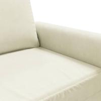 Fauteuil 60 cm fluweel crmekleurig - thumbnail