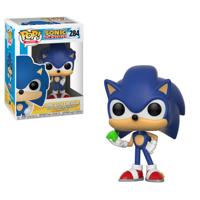 Sonic the Hedgehog Funko Pop Vinyl: Sonic with Emerald - thumbnail