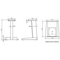 Focal: Stand voor Theva en Vestia Center Speaker - Zwart - thumbnail