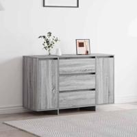 Dressoir met lade Grijs sonoma 120 x 41 x 75 cm Bewerkt hout - thumbnail