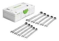 Festool SYS3 S 76-RRS-Set Ringratel-steeksleutelset 10-delig in Systainer S - 578117 - thumbnail