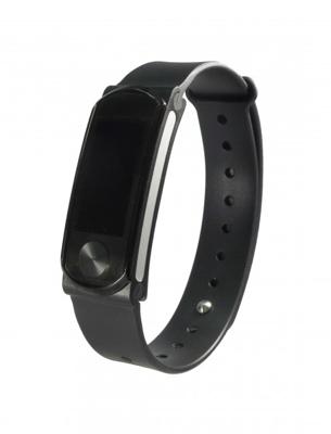 Swisstone SW 360 HR OLED Polsband activiteitentracker Zwart IPX7