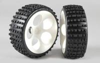 FG - Wheels Glued Small, White (60214/05) - thumbnail