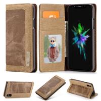 Caseme luxe wallet hoes - iPhone XS Max - bruin - thumbnail