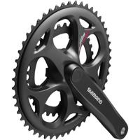 Shimano crankstel 7/8 speed tourney fc-a070 compact 170/50-34t met vierkante as zwart - thumbnail