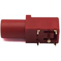 Mueller Electric BU-163-2 Banaanbus Bus Stift-Ø: 4.2 mm Rood 1 stuk(s) - thumbnail