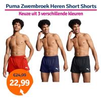 Puma Zwembroek Heren Short Shorts Zwart-XXL - thumbnail