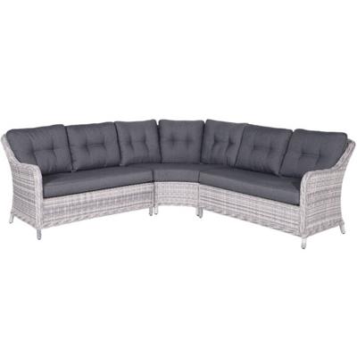 Milwaukee lounge-dining hoek set cloudy grey L237 x B237 x H85 cm Garden Impressions - Garden impressions