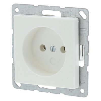 Jung AS500 Contactdoos | Inbouw | 1-voudig | Polarwit - 66.003.40