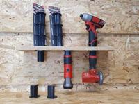 StealthMounts TM-MW12-BLK-3 machinehouder voor Milwaukee M12 | Zwart | 3-pack - TM-MW12-BLK-3 - thumbnail