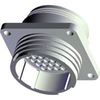 TE Connectivity 206151-1 CPC busbehuizing met rechthoekige flens - thumbnail