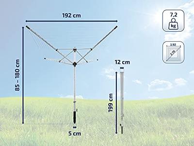 Leifheit 85281 Droogmolen LinoLift 600 Evo 60 m Drooglengte Zilver