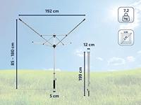 Leifheit 85281 Droogmolen LinoLift 600 Evo 60 m Drooglengte Zilver - thumbnail