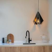 QAZQA Industriële hanglamp zwart met mesh - Carcass - thumbnail