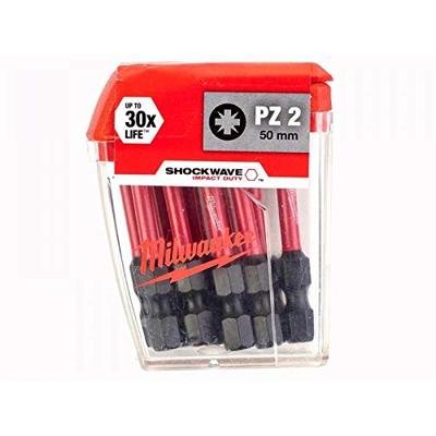 Milwaukee SHOCKWAVE™ IMPACT DUTY schroefbits PZ2 x 50 mm VE=10 - 4932430866