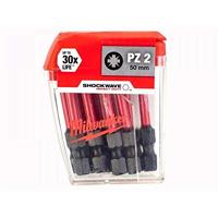 Milwaukee SHOCKWAVE™ IMPACT DUTY schroefbits PZ2 x 50 mm VE=10 - 4932430866 - thumbnail