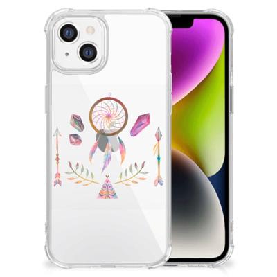 iPhone 14 Stevig | Bumper Hoesje | Boho Dreamcatcher