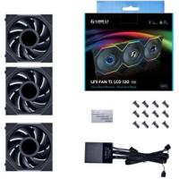 Lian Li UNI FAN TL LCD Series 120mm 3-Pack Black - thumbnail