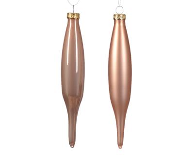 Ijspegel glas d3h15 cm rose ass 6st kerst Decoris - Decoris Ijspegel glas d3h15 cm rose ass 6st kerst Decoris - Decoris