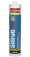 Soudal Silirub Color | Siliconenkit | Leigrijs Ral 7015 | 300 ml - 116060 - thumbnail