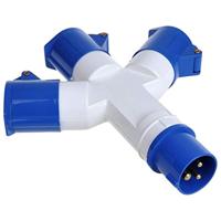Pro Plus CEE 3-weg splitter 16A - thumbnail