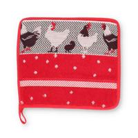 Bunzlau Castle Pannenlap Chickens Rood - thumbnail