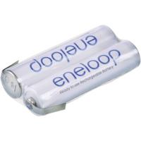 Panasonic eneloop Reihe F1x2 Accupack Aantal cellen: 2 Batterijgrootte: AA (penlite) Z-soldeerlip NiMH 2.4 V 1900 mAh - thumbnail