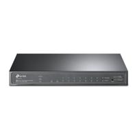 TP-Link TL-SG2210P Smart Switch met 10 poorten, met 8 PoE+ poorten (61 watt, centraal cloud-management, geïntegreerd in Omada-SDN, IPv6-ondersteuning, veilig netwerk), zwart - thumbnail