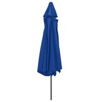 Parasol met metalen paal 390 cm azuurblauw - thumbnail