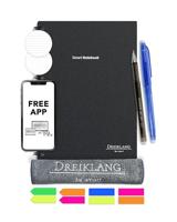 Dreiklang be smart 4270001452115 Opnieuwbeschrijfbaar notitieboek Gelinieerd, Dotted (punten) Zwart Aantal paginas: 20 DIN A4 - thumbnail