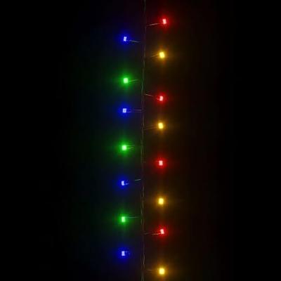 VidaXL Lichtslinger compact met 400 led's meerkleurig 13 m pvc VidaXL Lichtslinger compact met 400 led's meerkleurig 13 m pvc