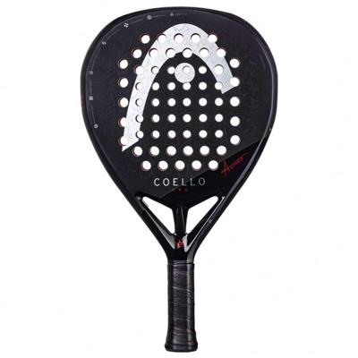 Padel Racket Head Coello Pro 2025 Zwart Koolstofvezel