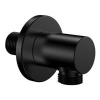 Doucheaansluiting Wiesbaden Luxe Opsteekgarnituur Mat Zwart - thumbnail