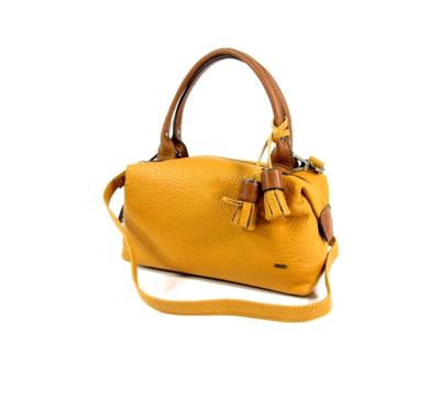 Leren handtas CHAMONIX curcuma