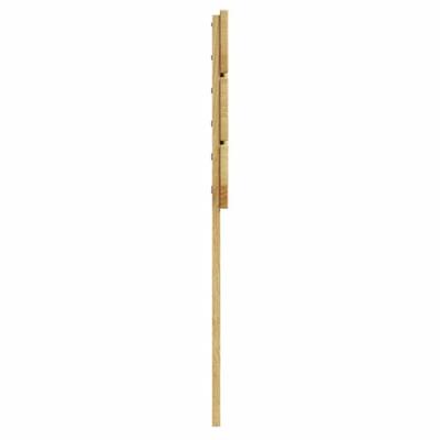Hoofdbord 75 cm massief hout eiken - thumbnail