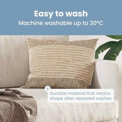 VidaXL Hoofdkussen met kussen wit katoen en polyester