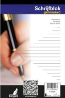 Schrijfblok A5 lijn 100 blad pak a 5 st - thumbnail