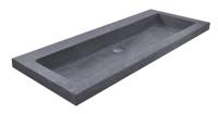 Wiesbaden hardstenen meubelwast. 100x46x5 met 1 kr.gat - thumbnail