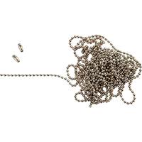 Creativ Company Balletjesketting, d 1,5 mm, verzilverd, 3 m/ 1 rol - thumbnail