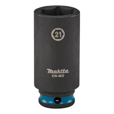 Makita Krachtdop Impact Black, 3/8 21mm lang - E-16380