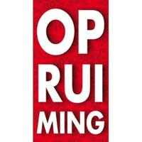 Raambiljet thema OPRUIMING 50x94cm rood - thumbnail