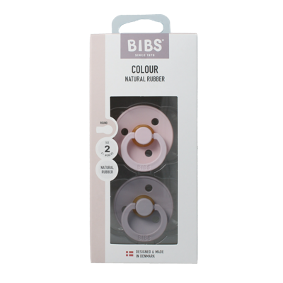 Fopspeen maat 2 blossom dusky lilac natural rubber 2 Stuks Fopspeen maat 2 blossom dusky lilac natural rubber 2 Stuks