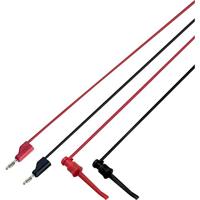 VOLTCRAFT MSL-102 Meetsnoer 4mm-stekker 1.00 m Zwart, Rood 1 stuk(s) - thumbnail