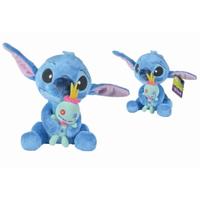 Simba Toys knuffel disney stitch met scrump 35cm - thumbnail
