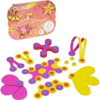 CLIXO Crew Pack - Roze/Geel - GIPSY TOYS - Magnetische constructieset, flexibel, duurzaam en fantasierijk - 30 stuks - Vanaf 4 jaar - thumbnail