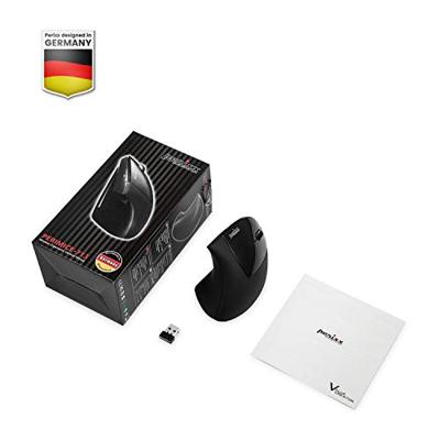 Perixx Perimice -713 Ergonomische muis Radiografisch Optisch Zwart 6 Toetsen 2000 dpi Ergonomisch Perixx Perimice -713 Ergonomische muis Radiografisch Optisch Zwart 6 Toetsen 2000 dpi Ergonomisch