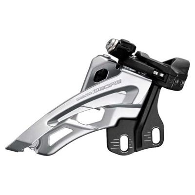 Shimano voorderailleur 3 x 10-speed deore fc-m6000 side swing directe montage laag 40-42t zwart