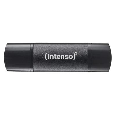 Intenso Flex Line USB-stick Retail 256 GB Zwart 3544492 USB-A 3.2 Gen 1, USB-C 3.2 Gen 1