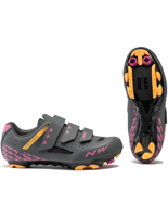 Northwave Origin fietsschoenen (Kleur: oranje/fuchsia/antraciet, Schoenmaat: 36) - thumbnail